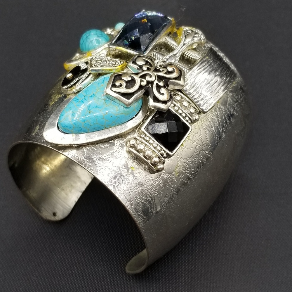 Handmade one of a kind bracelet made with stunning